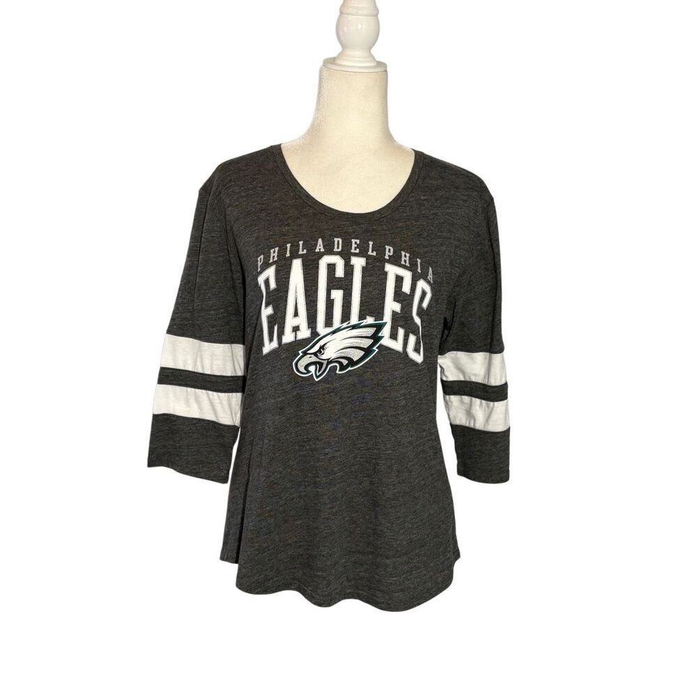 NFL Team Philadelphia Eagles 3/4 sleeve t-shirt - M - Picture 1 of 7